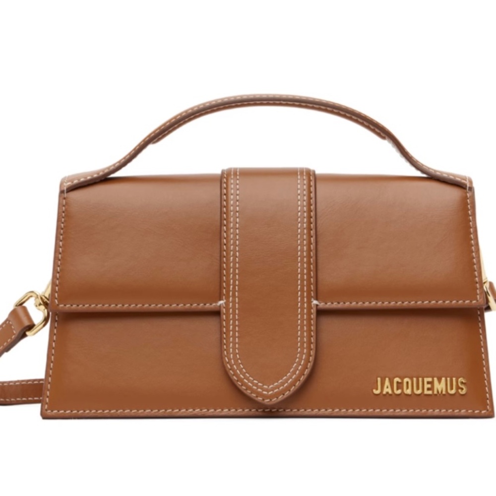 Jacquemus Tan Le Raphia “Le Grand Bambino “ Bag